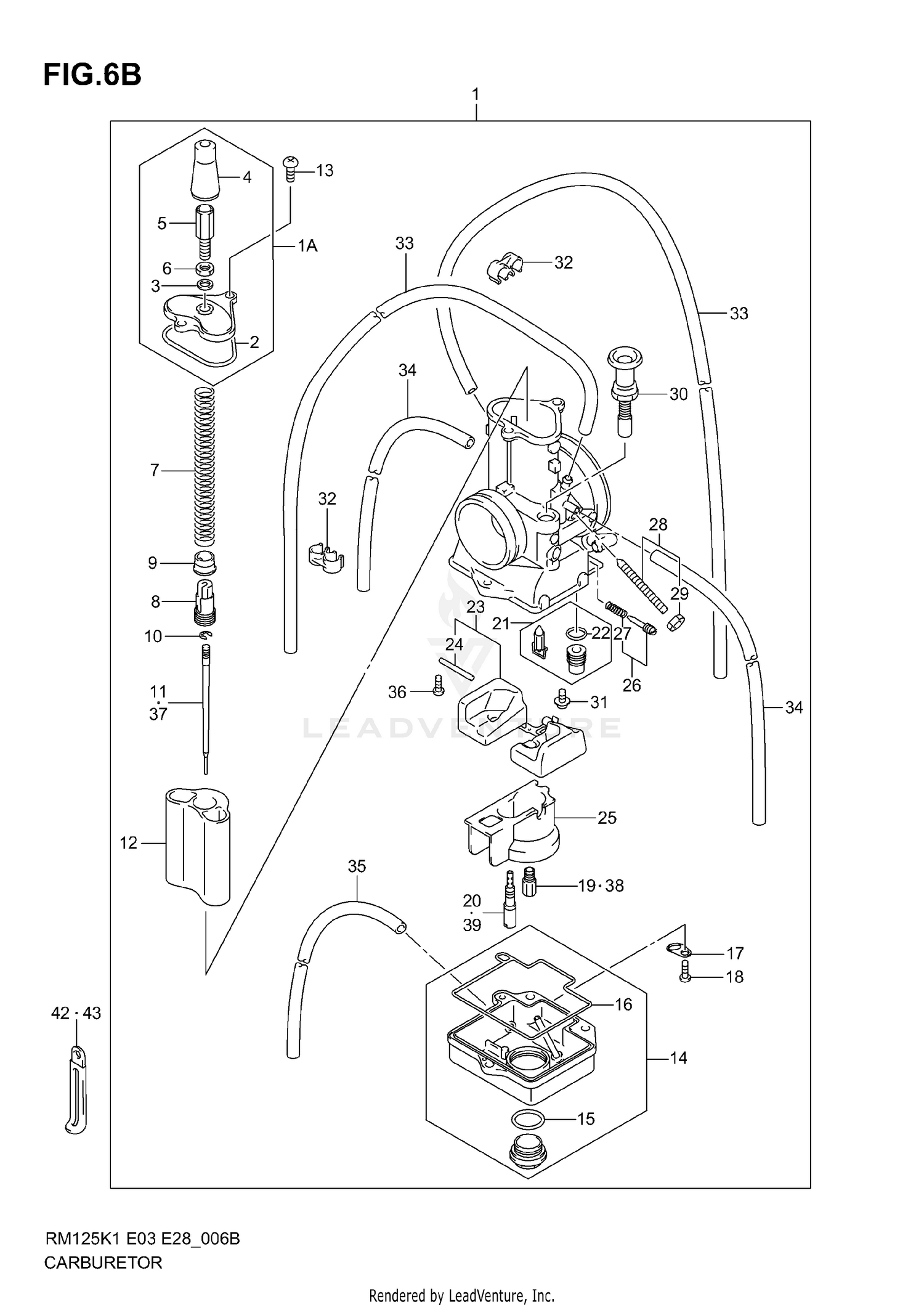 RR. BRAKE MASTER CYL.