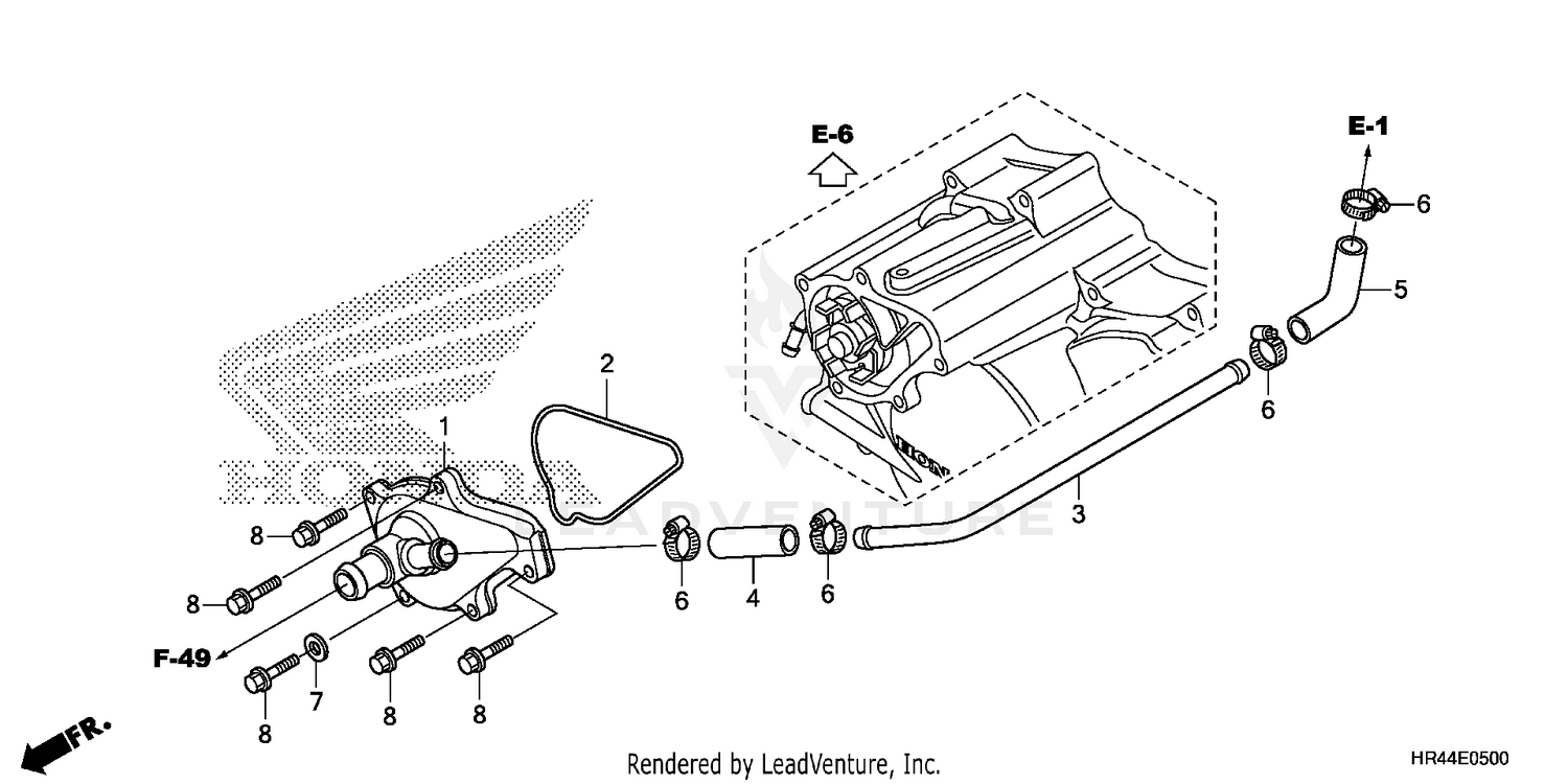 WATER PUMP COVER