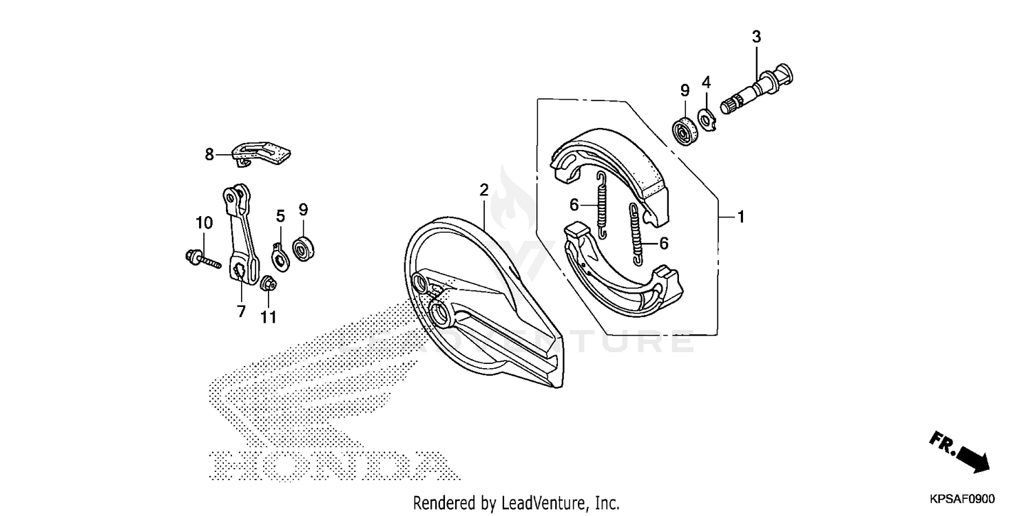 REAR BRAKE PANEL
