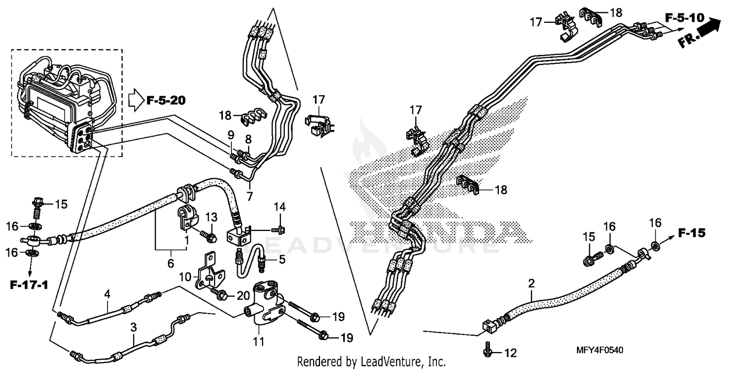 BRAKE LINE (ABS)