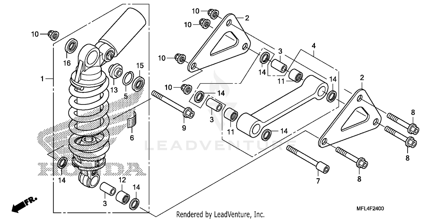 REAR SHOCK ABSORBER