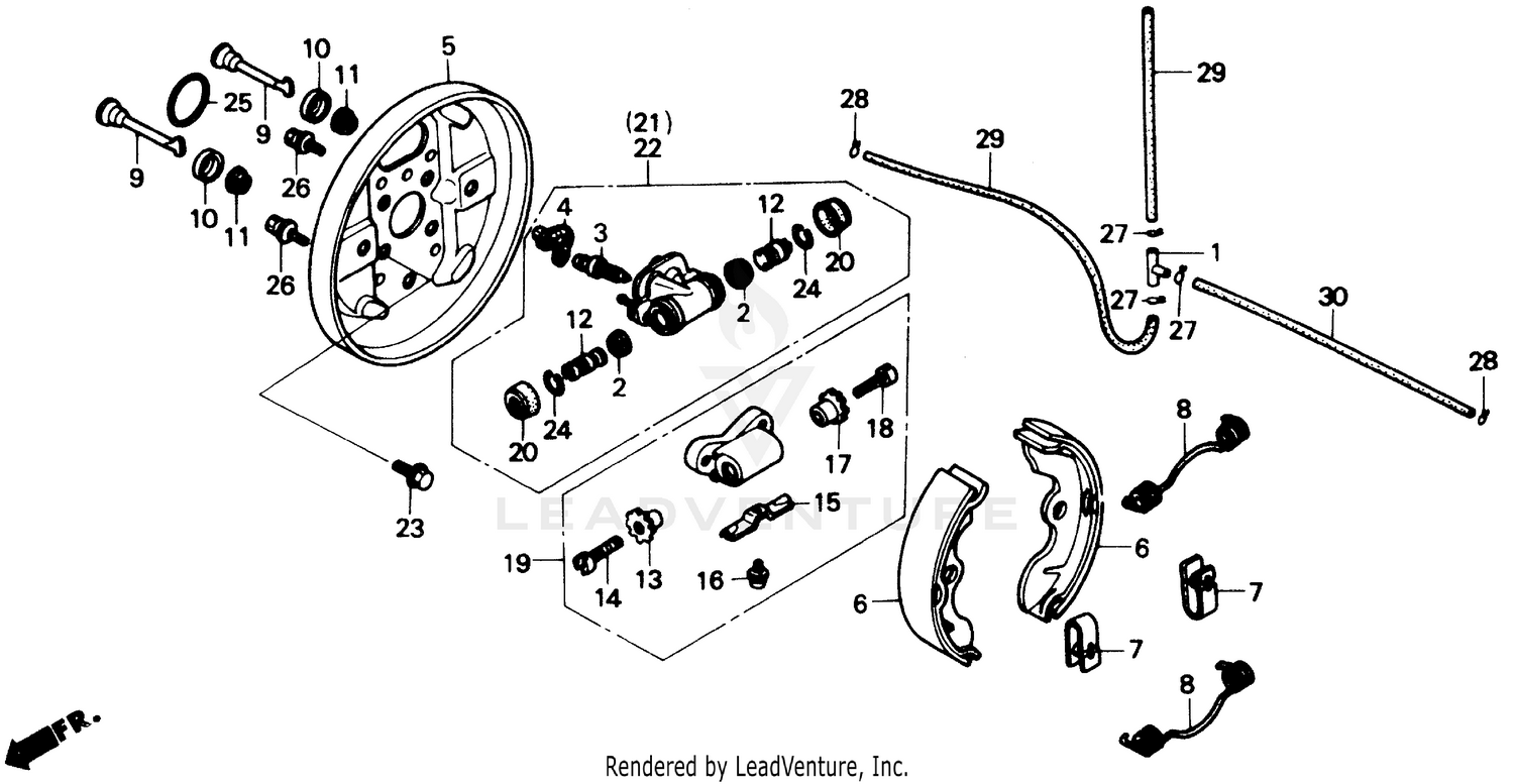FRONT BRAKE PANEL