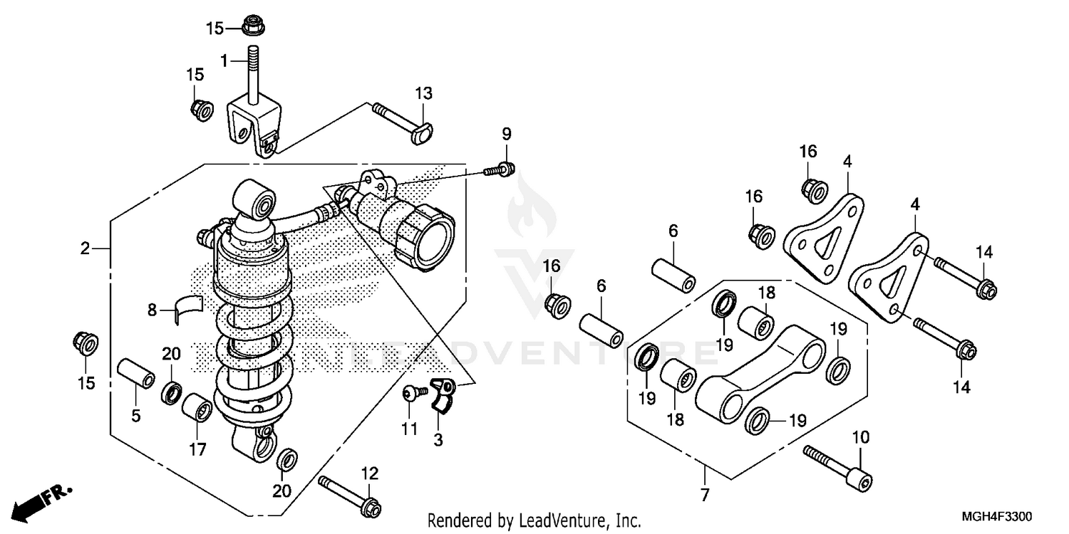 REAR SHOCK ABSORBER