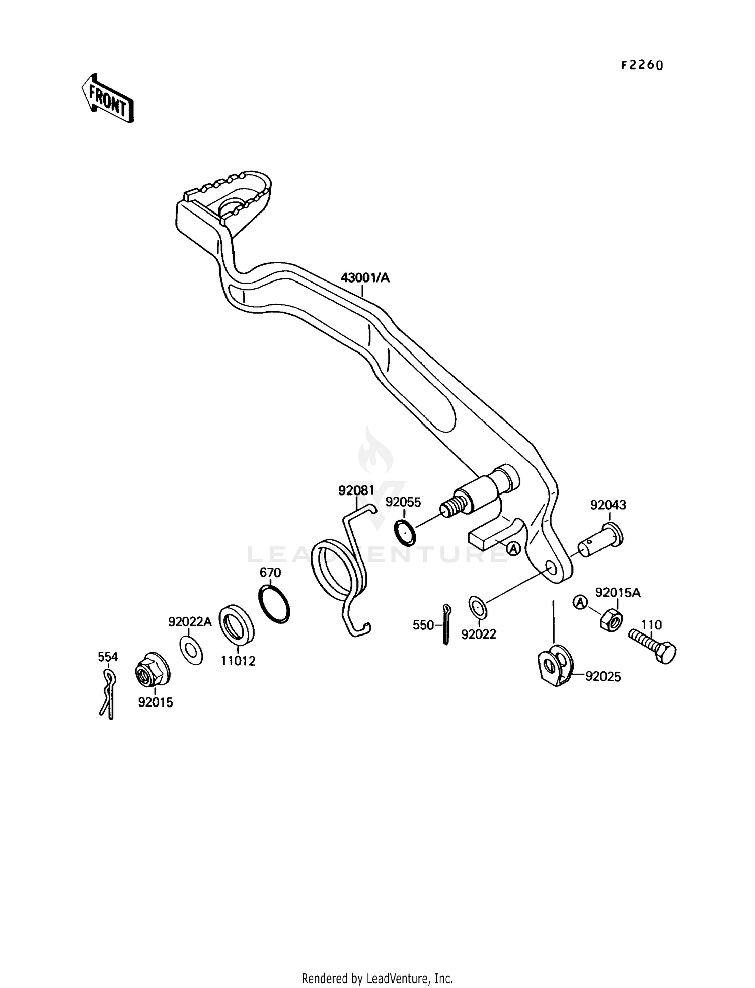 FRONT BRAKE MASTER CYLINDER