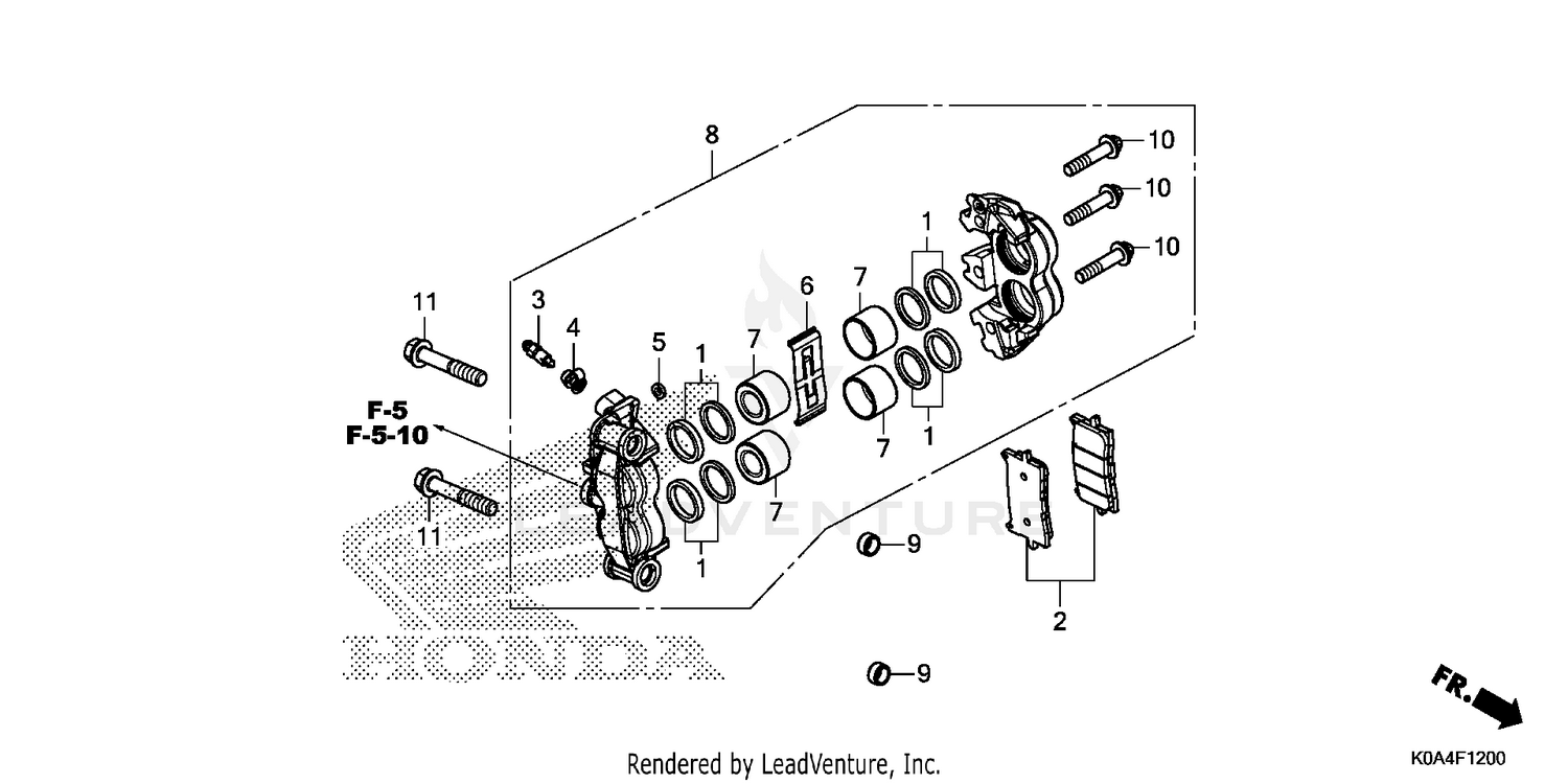 FRONT BRAKE CALIPER