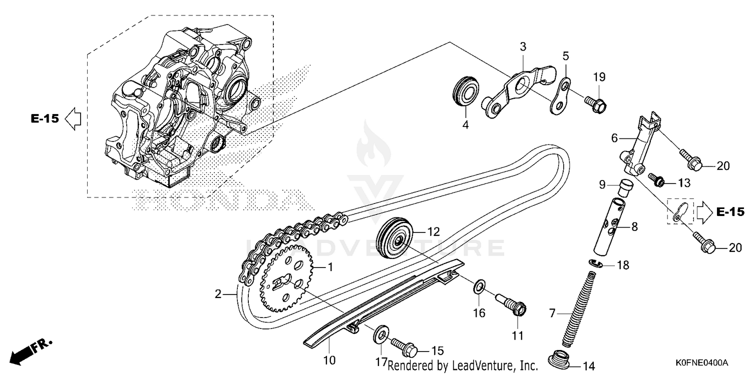 CAM CHAIN@TENSIONER