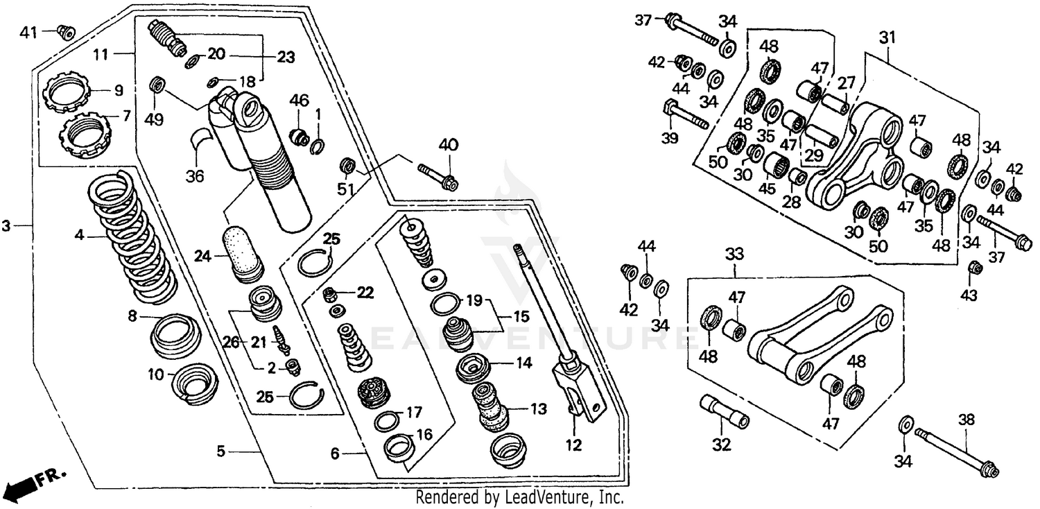 REAR SHOCK ABSORBER