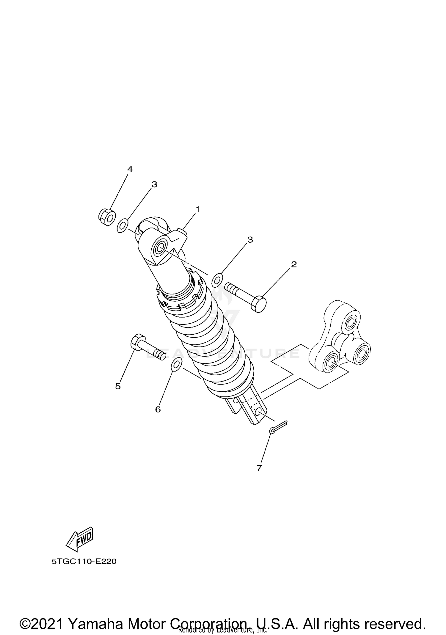 REAR SHOCK ABSORBER