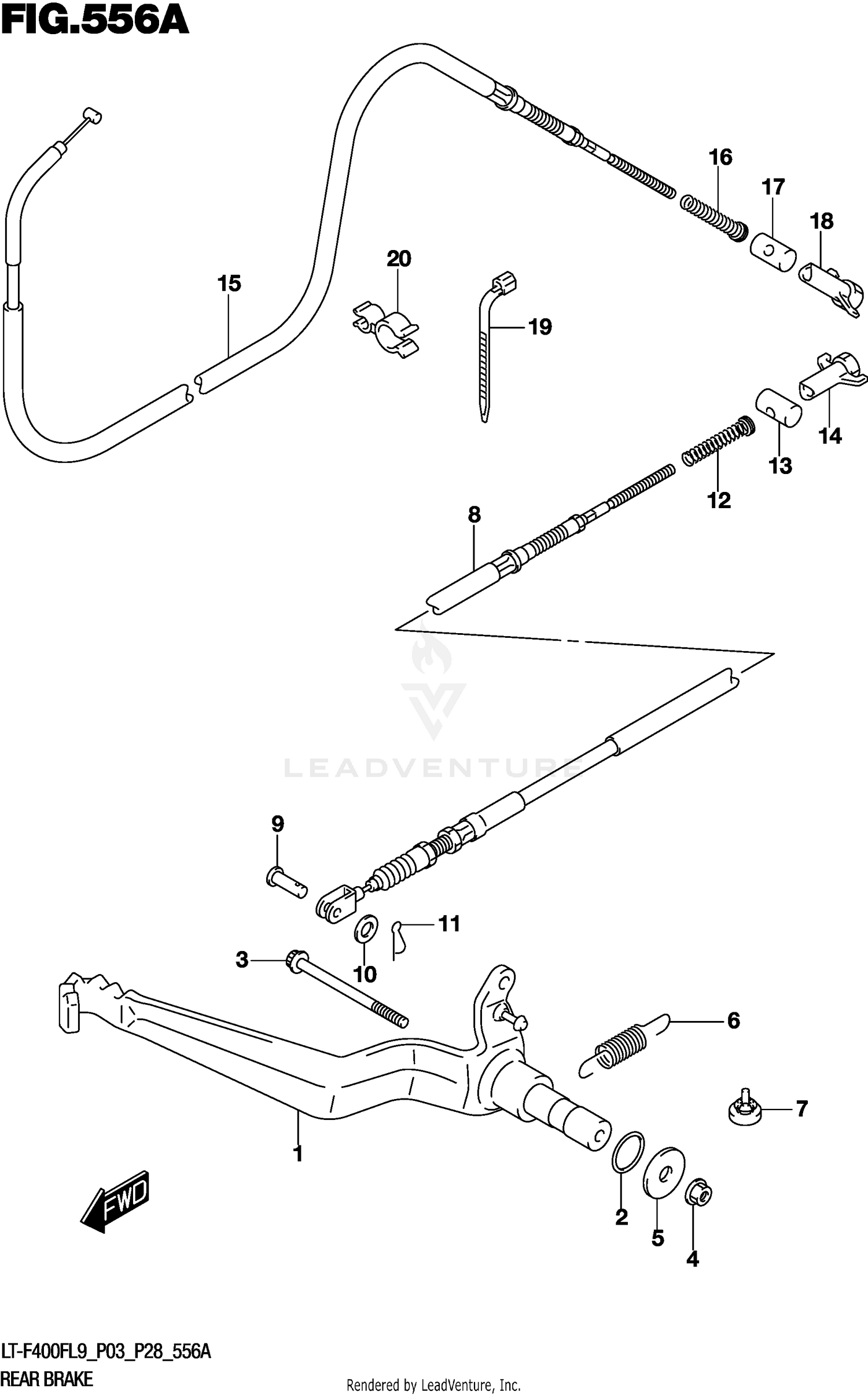 FRONT BRAKE MASTER       CYLINDER