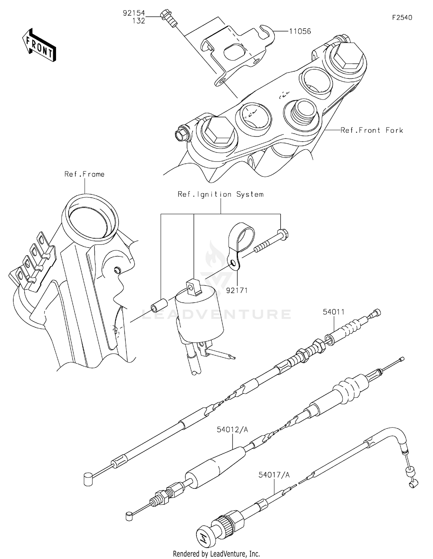 STARTING DRIVEN GEAR