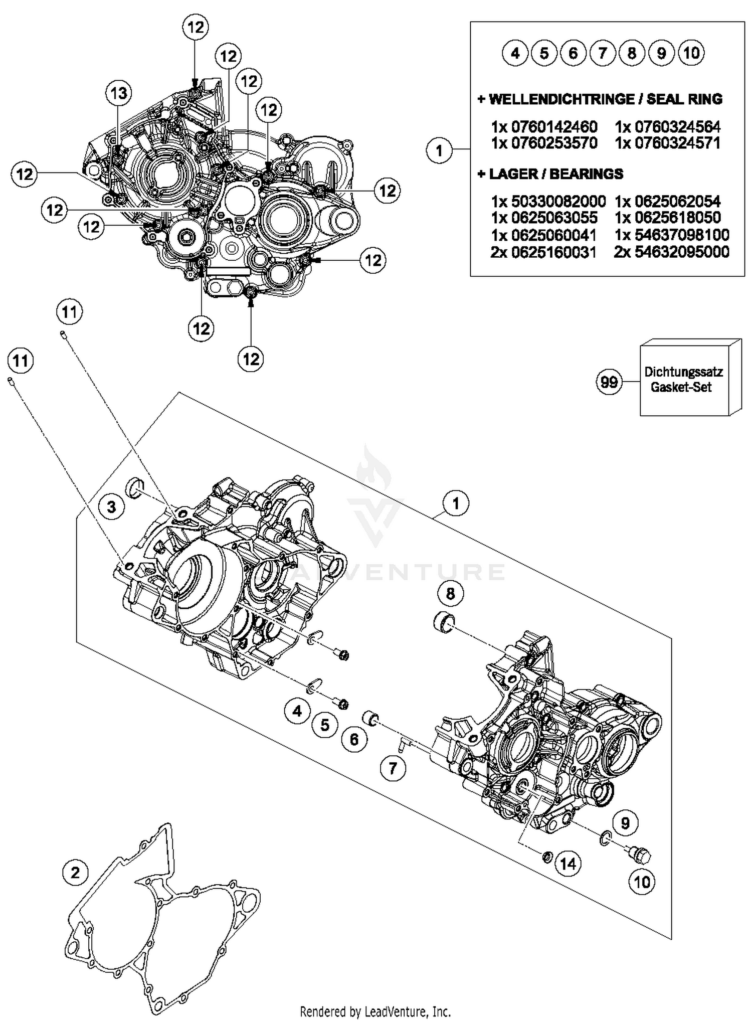 LEFT CRANKCASE COVER