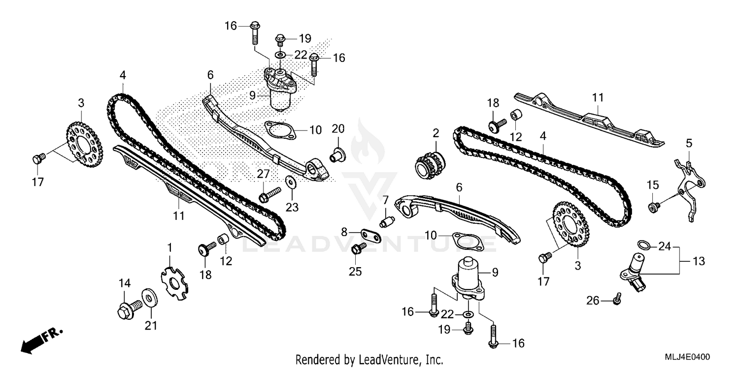 CAM CHAIN@TENSIONER