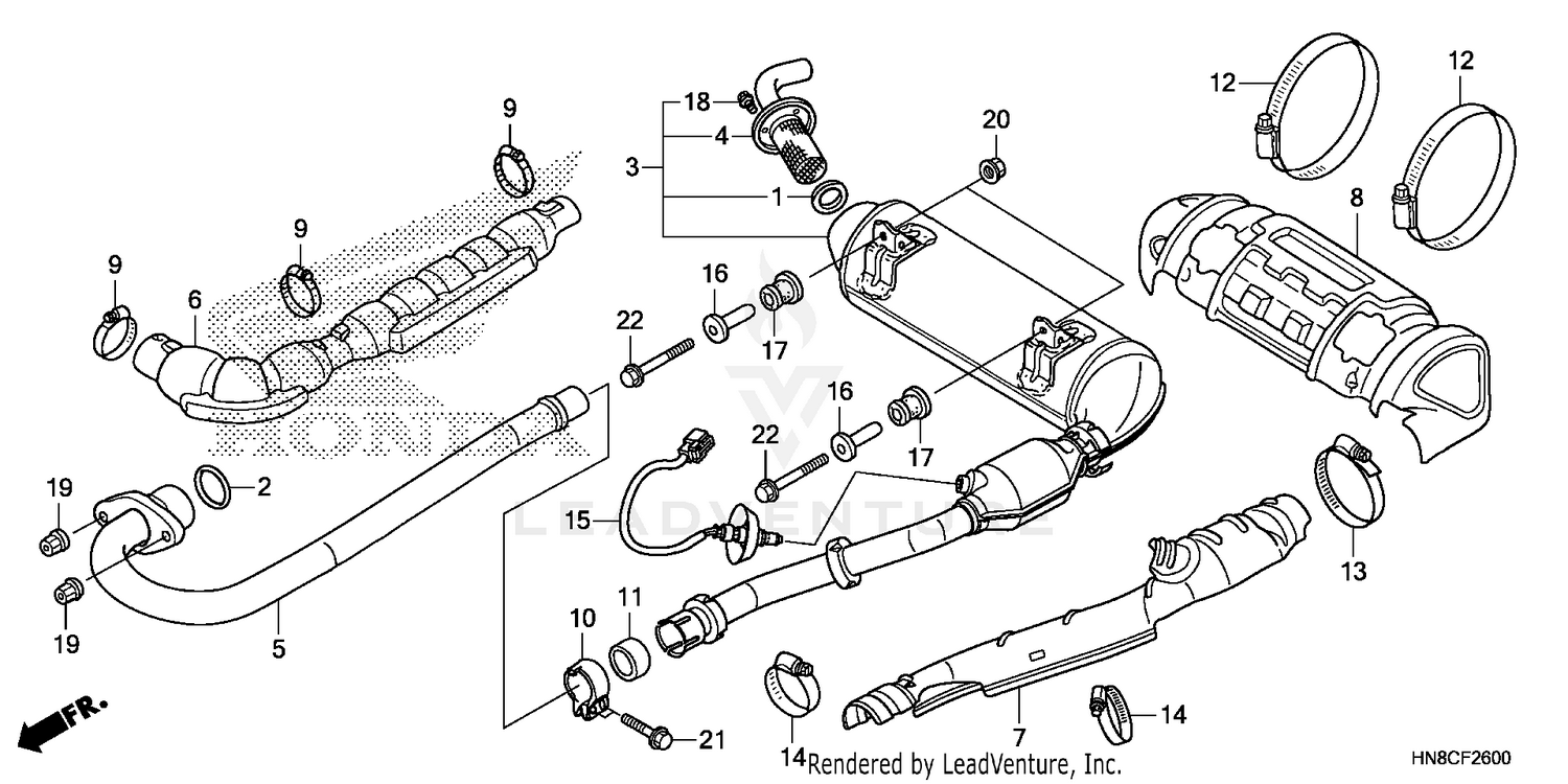 EXHAUST MUFFLER