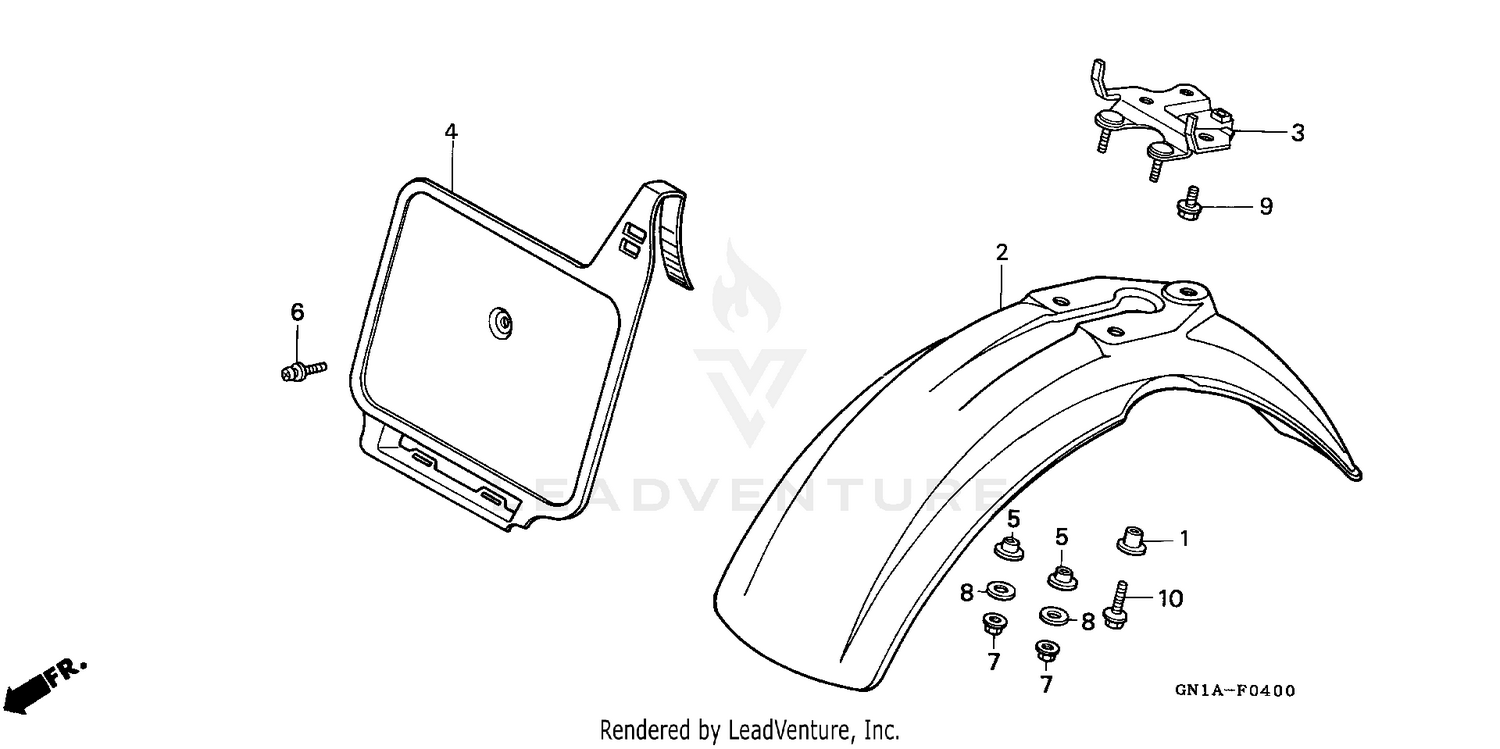 FRONT FENDER 95-00