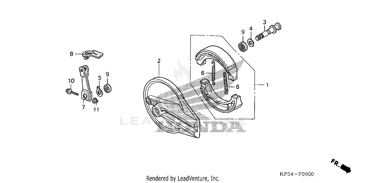 REAR BRAKE PANEL