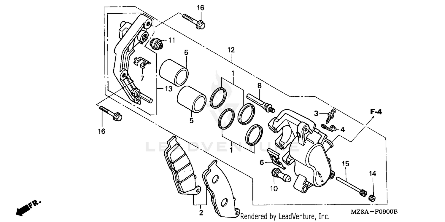 FRONT BRAKE CALIPER