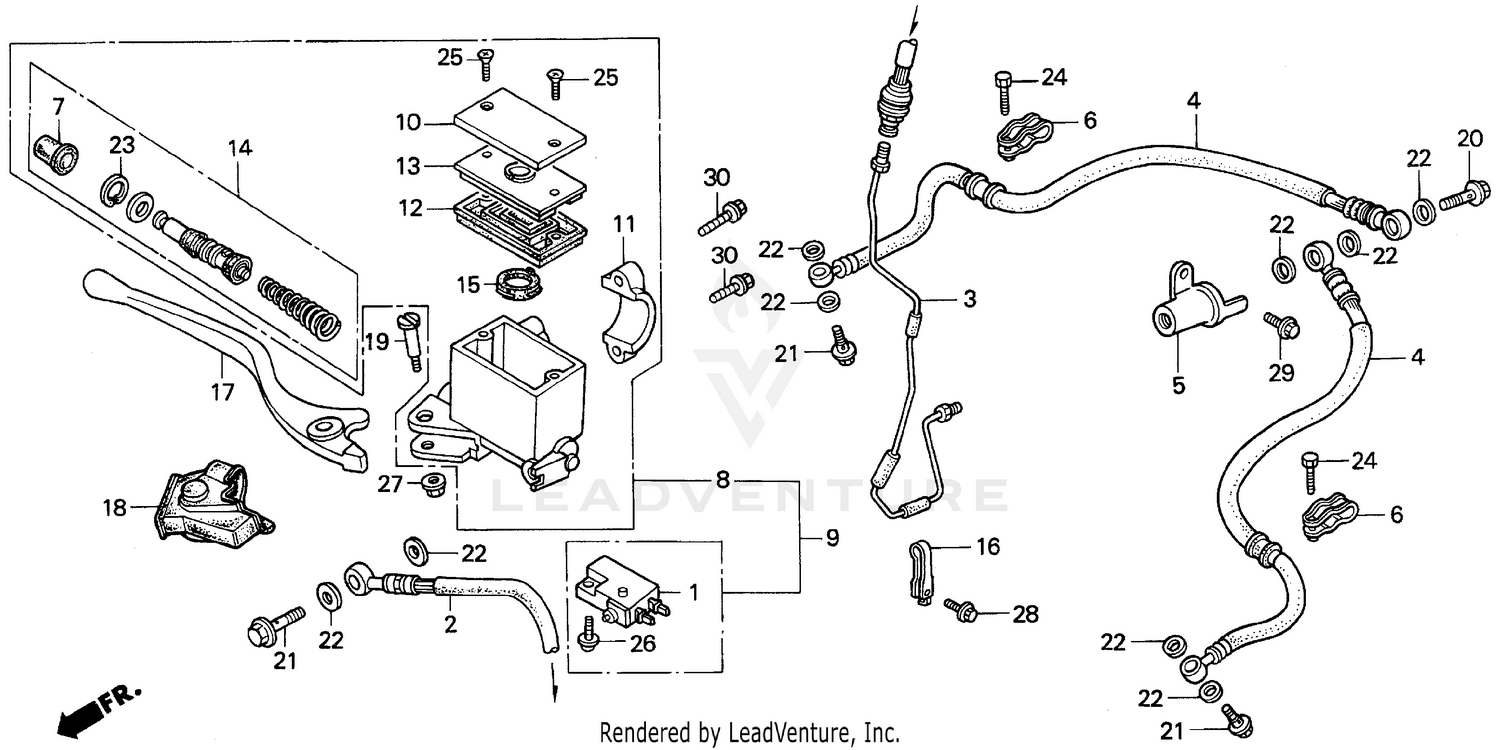 FRONT BRAKE MASTER CYLINDER