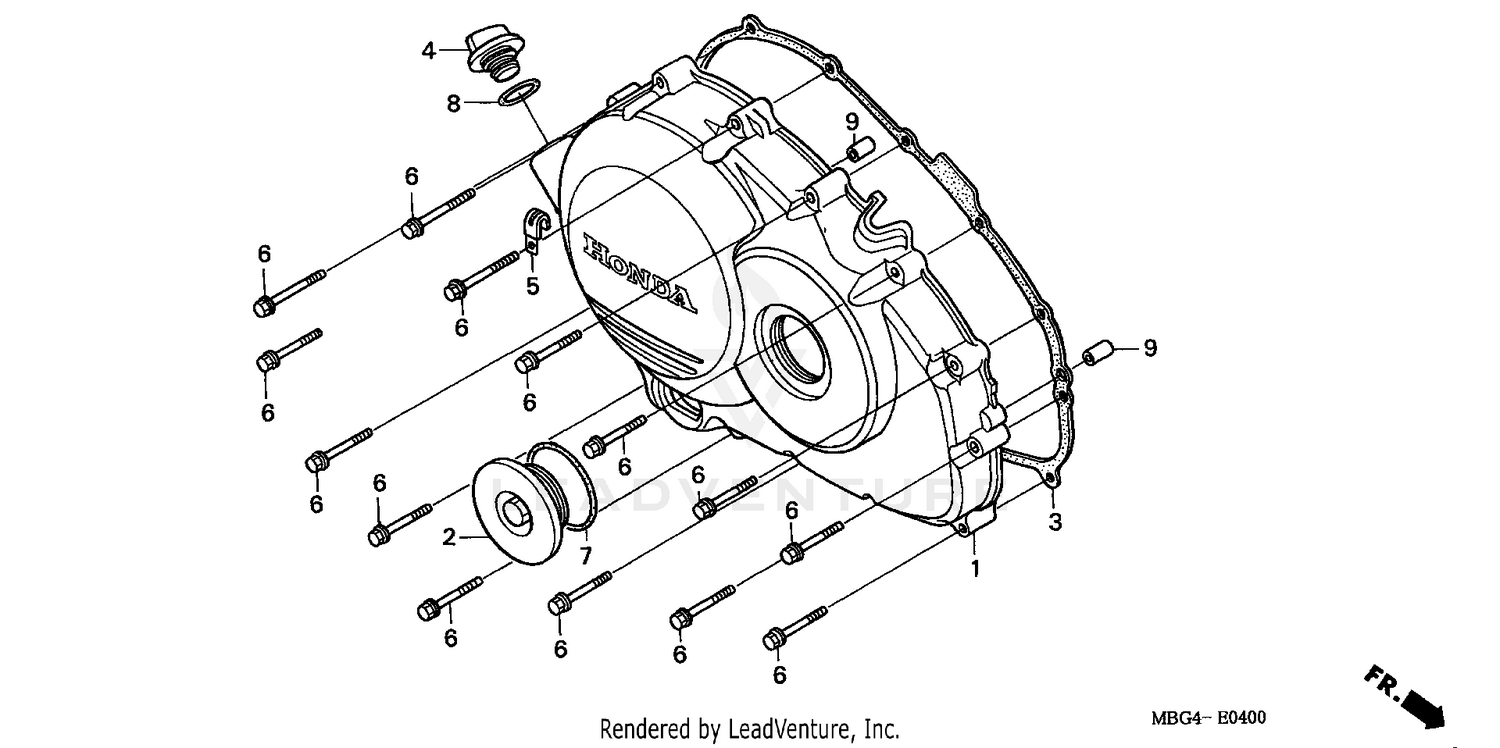 RIGHT CRANKCASE COVER