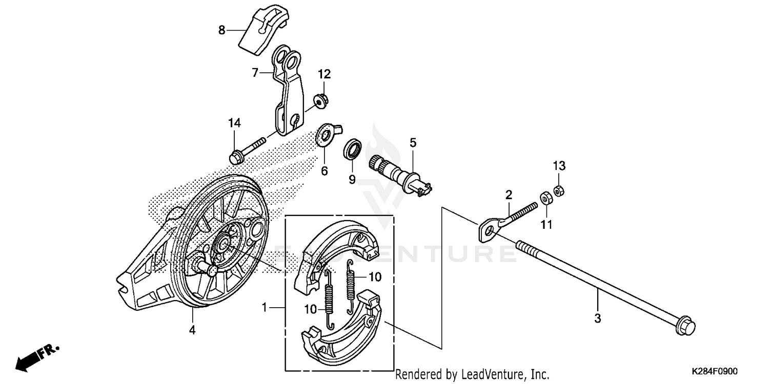 REAR BRAKE PANEL