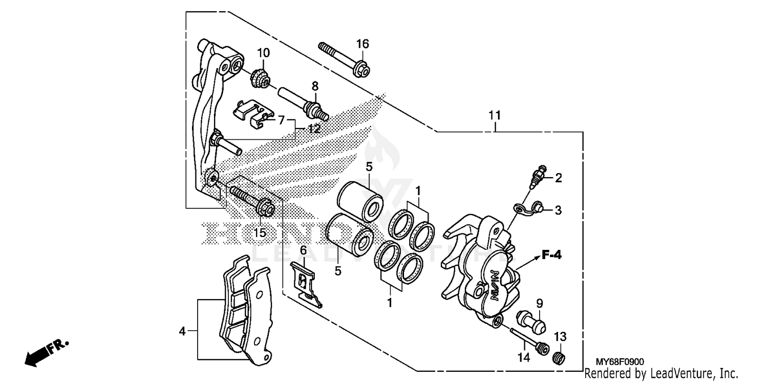 FRONT BRAKE CALIPER