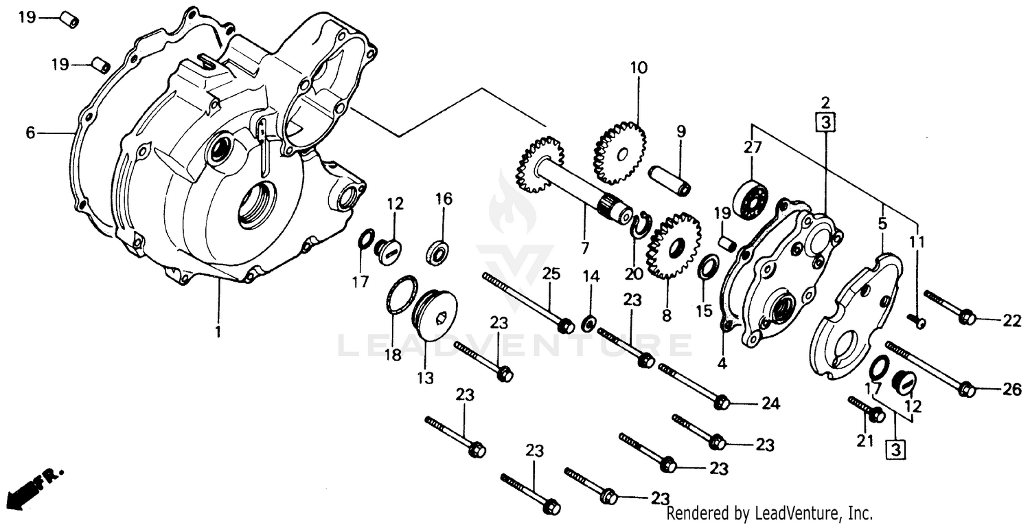 LEFT CRANKCASE COVER