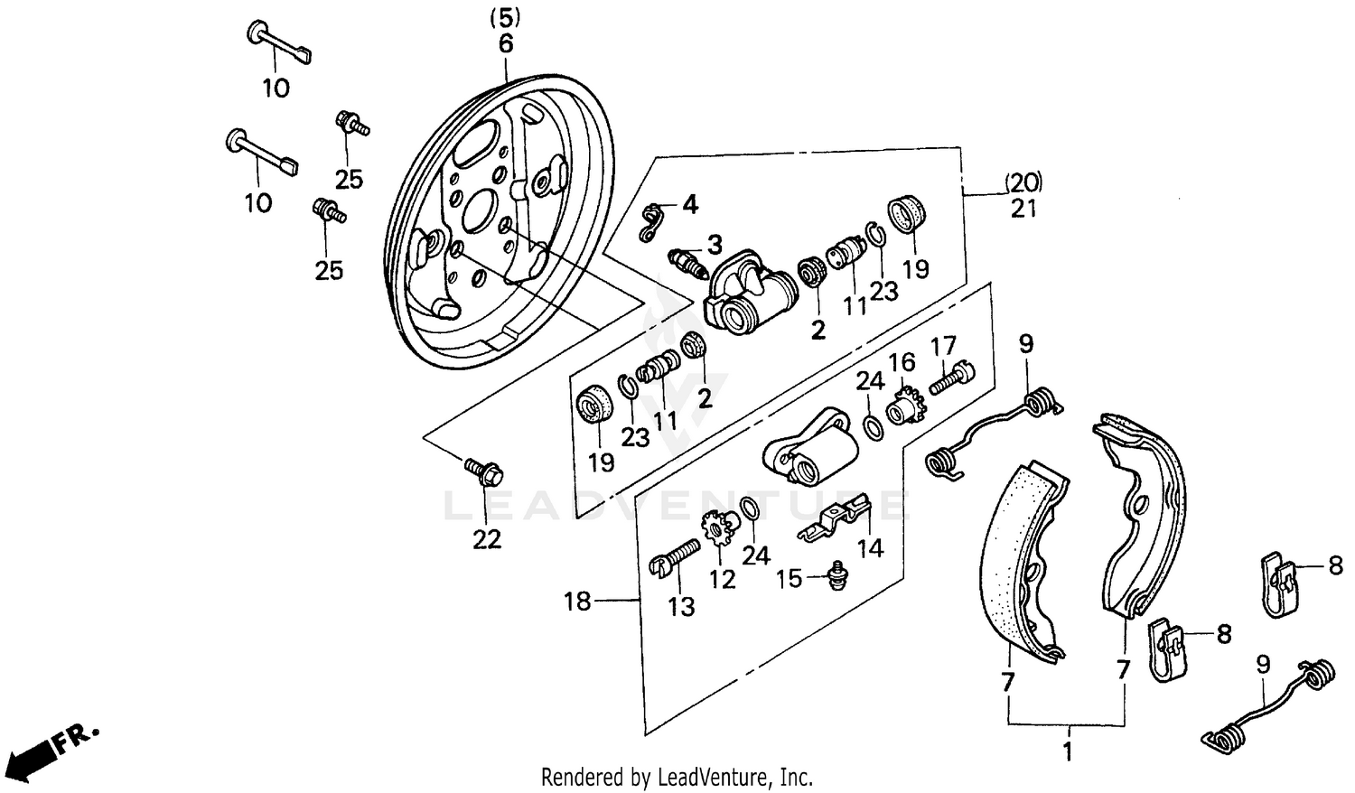 FRONT BRAKE PANEL