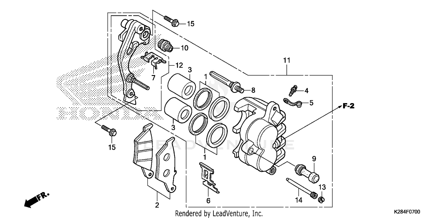 FRONT BRAKE CALIPER