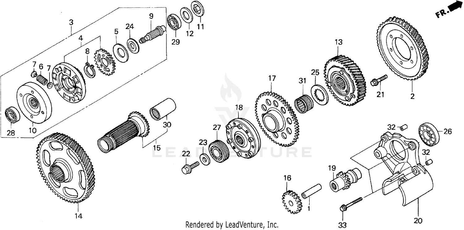PRIMARY DRIVE GEAR