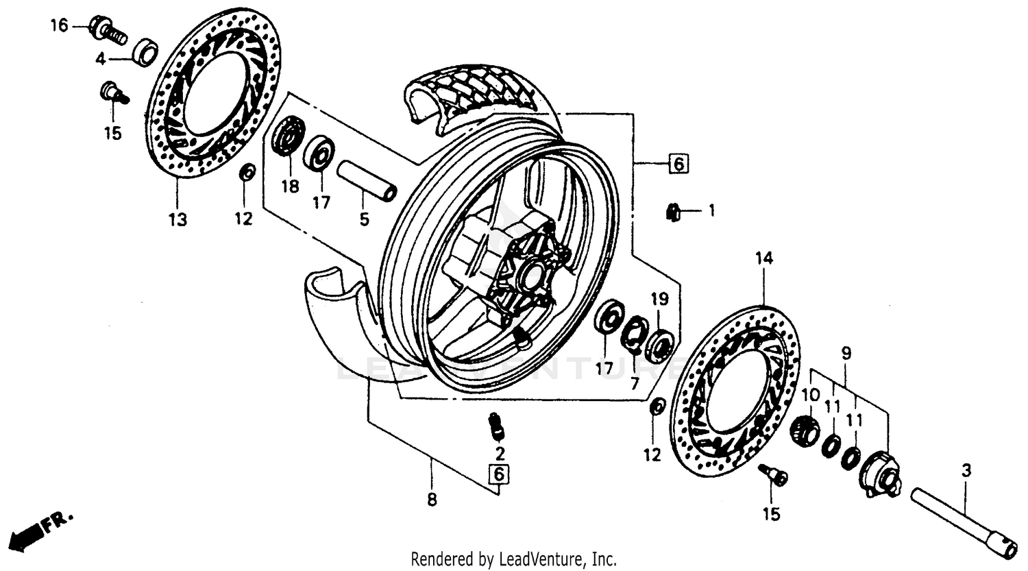 FRONT WHEEL 1100