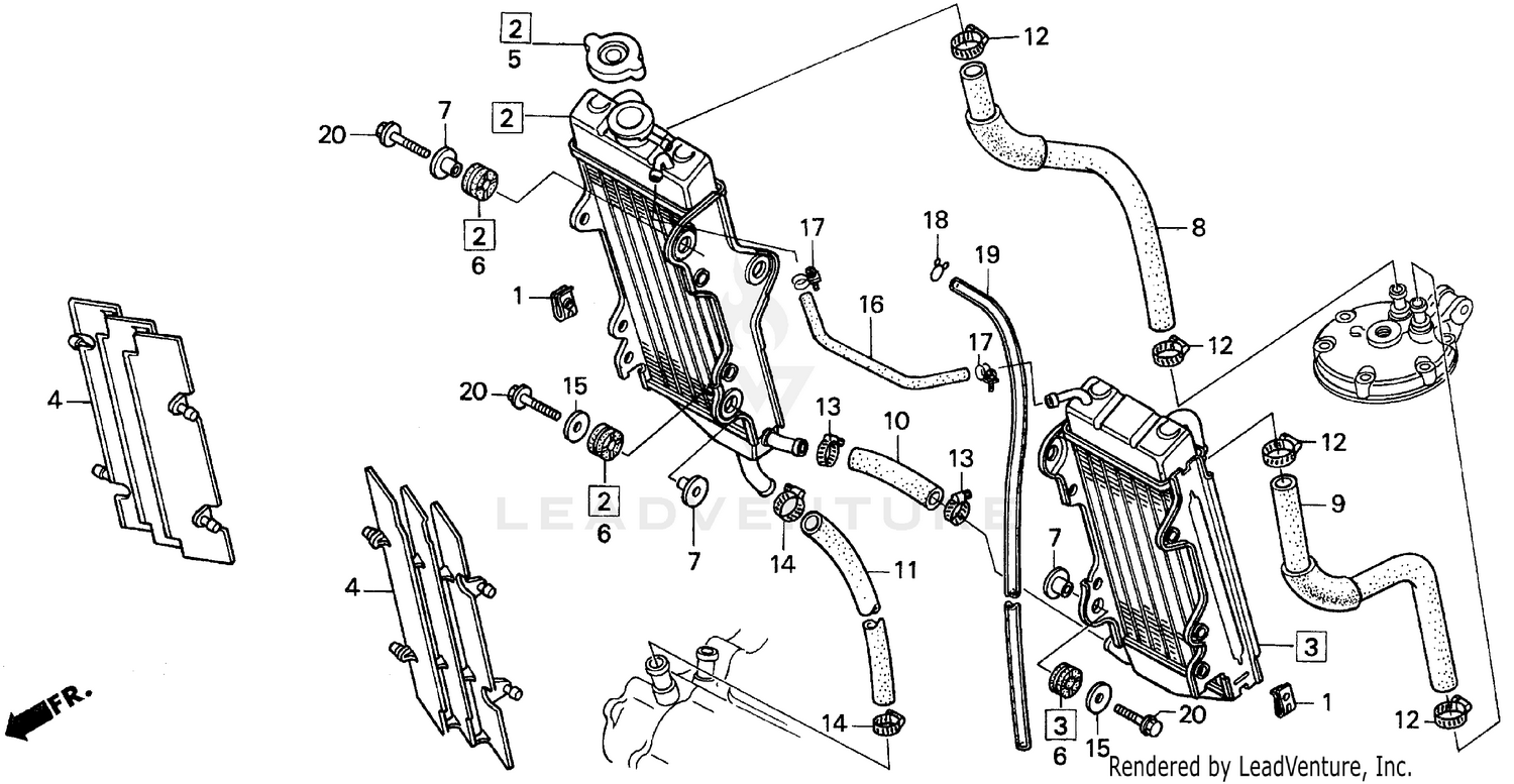 RADIATOR 90-91