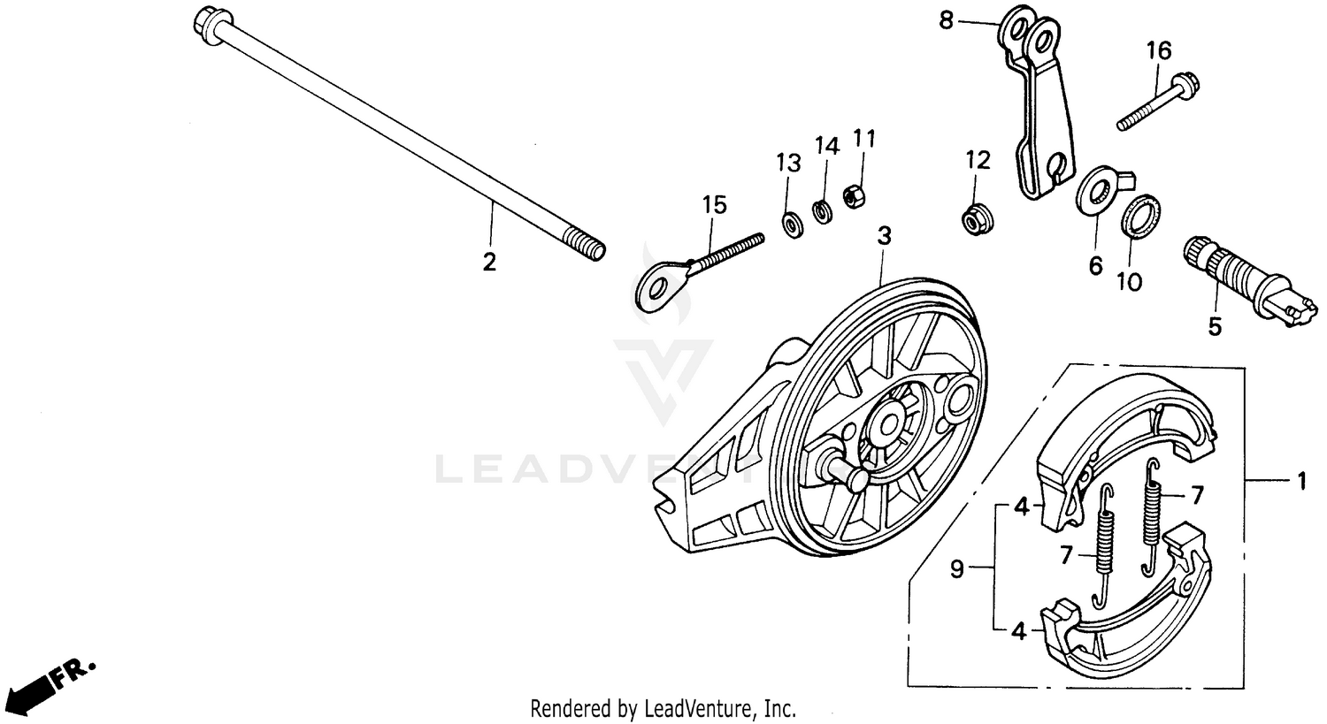 REAR BRAKE PANEL