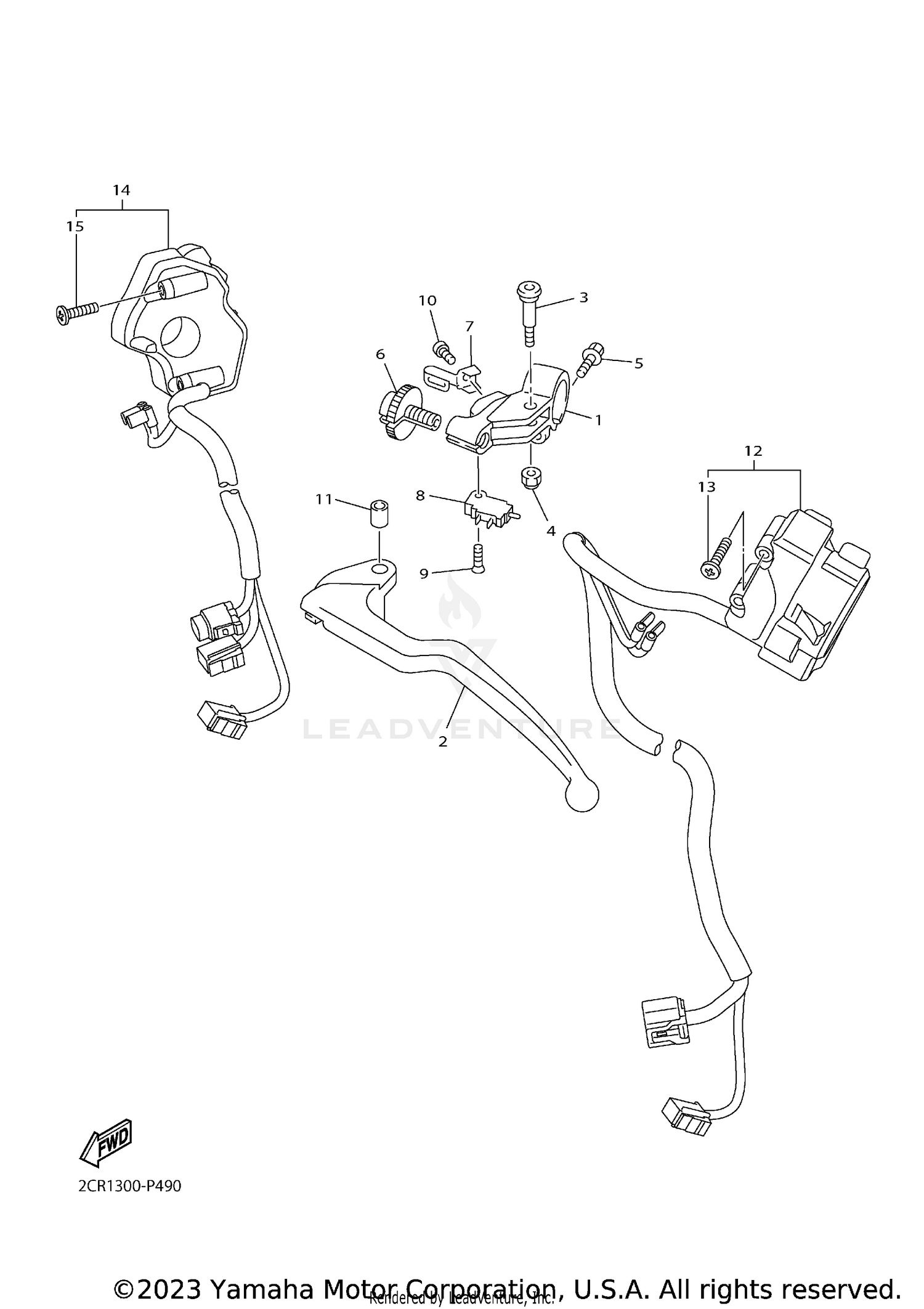 FRONT BRAKE MASTER       CYLINDER