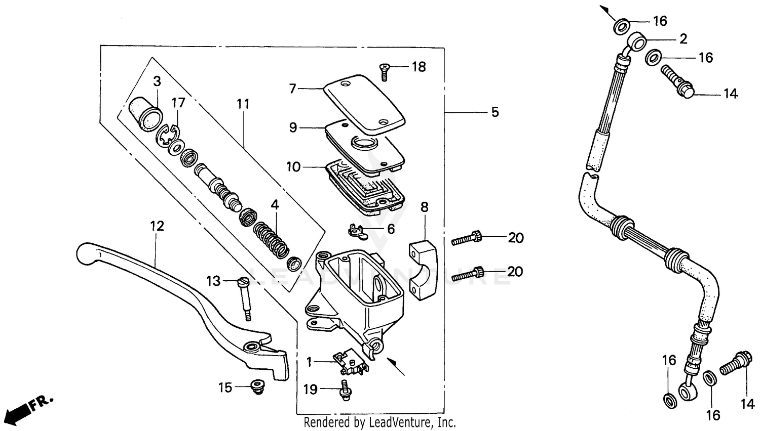 FRONT BRAKE MASTER CYLINDER