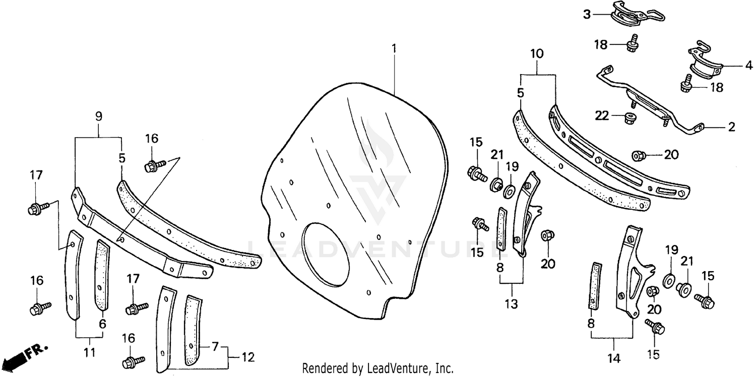 GL1500CTWINDSCREEN