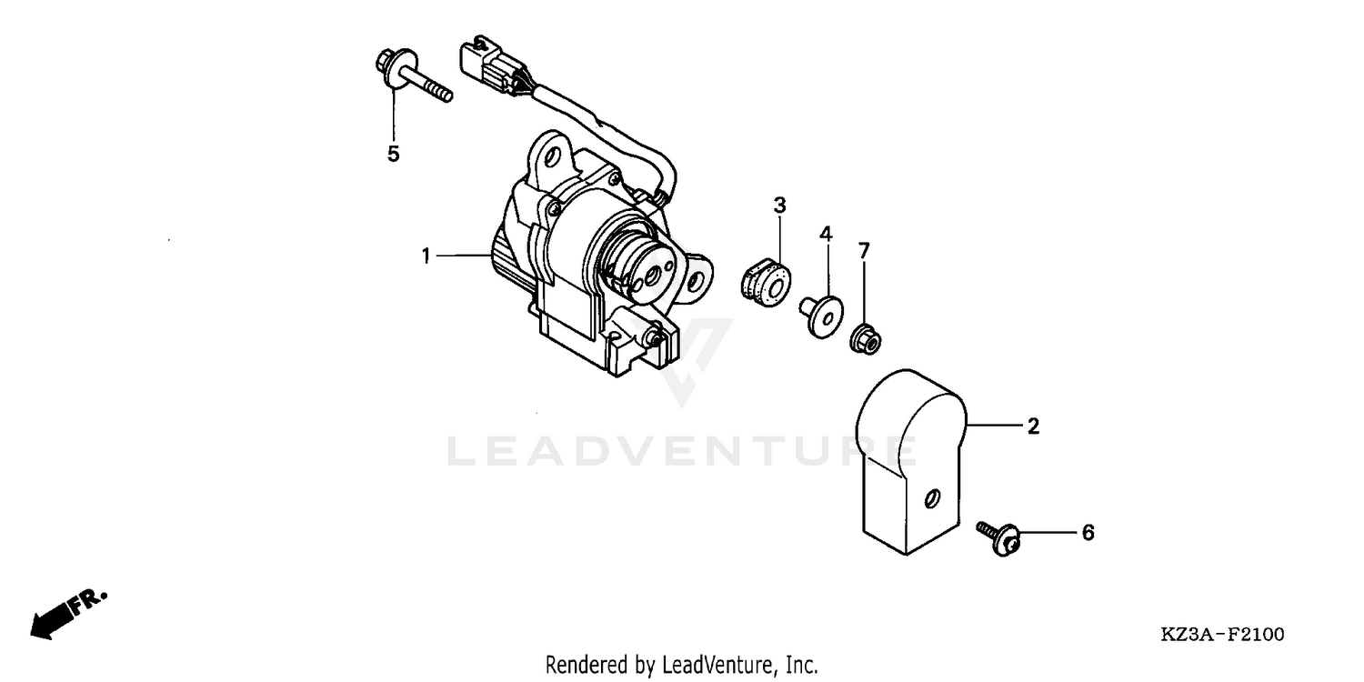 FRONT BRAKE CALIPER