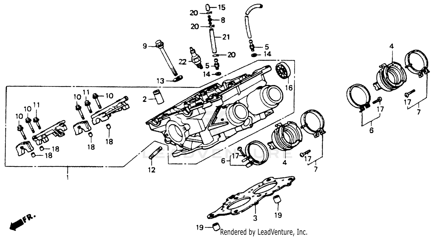 RIGHT CYLINDER HEAD