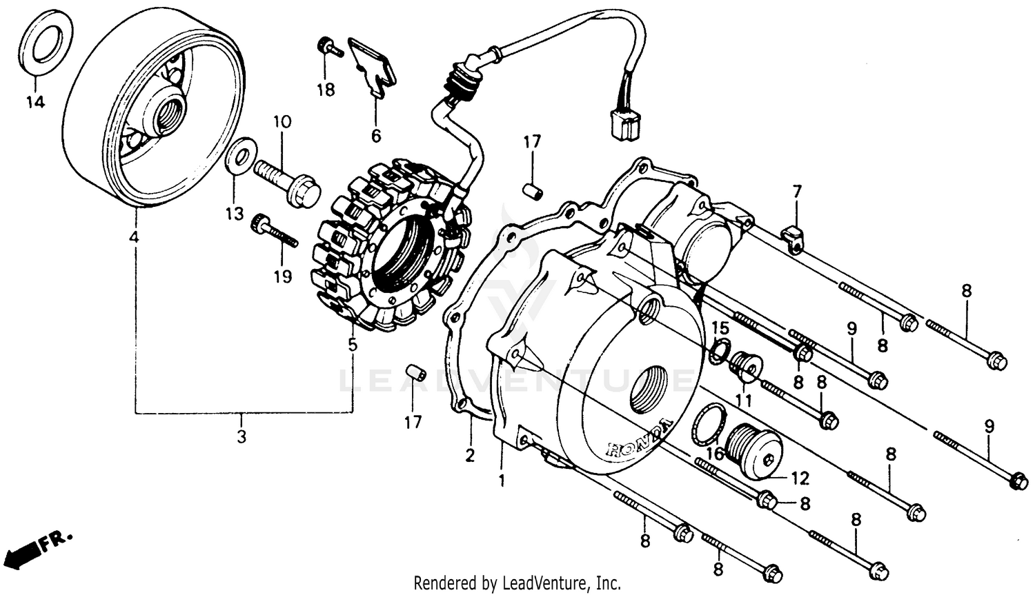LEFT CRANKCASE COVER