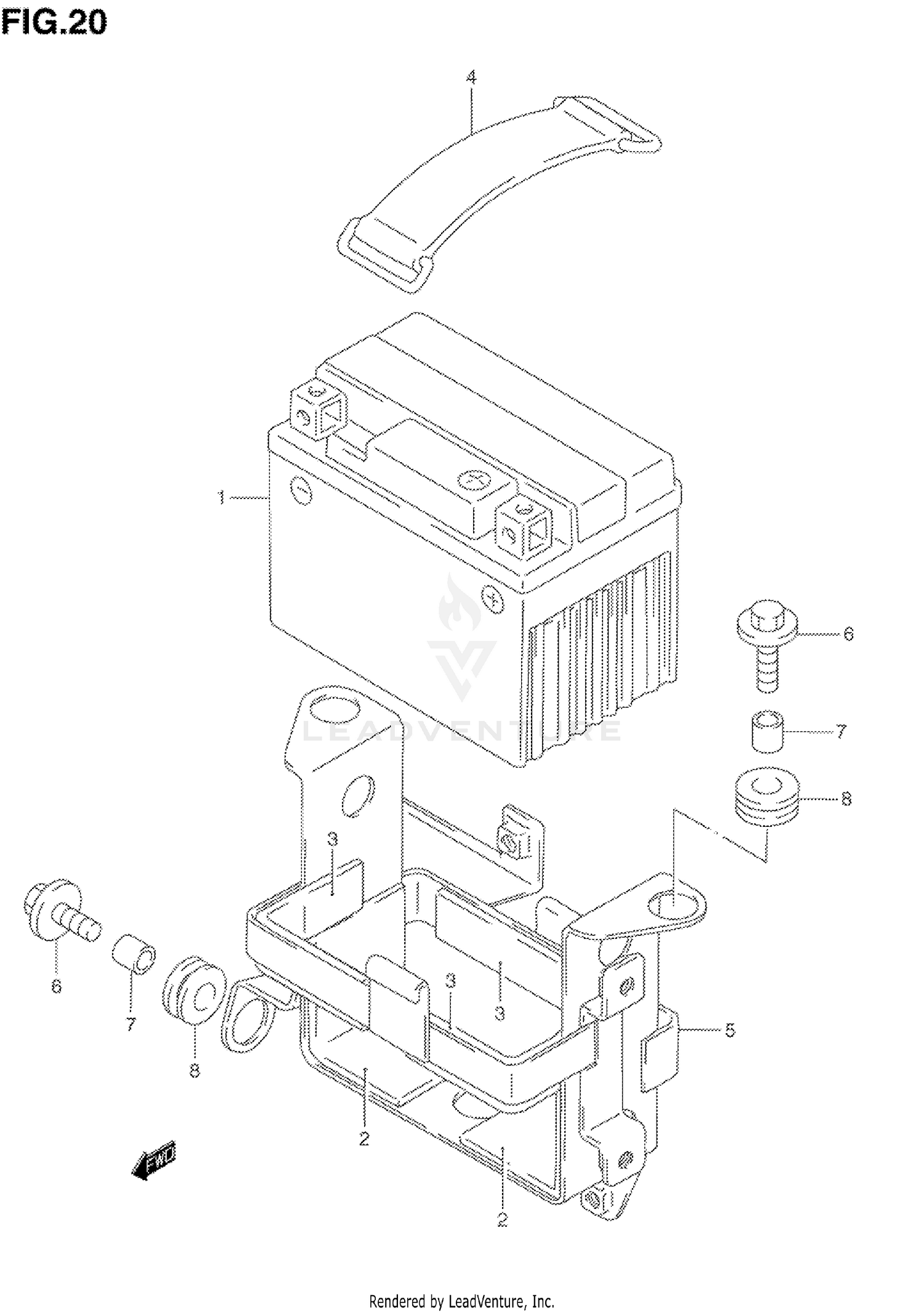 REAR BRAKE CALIPER