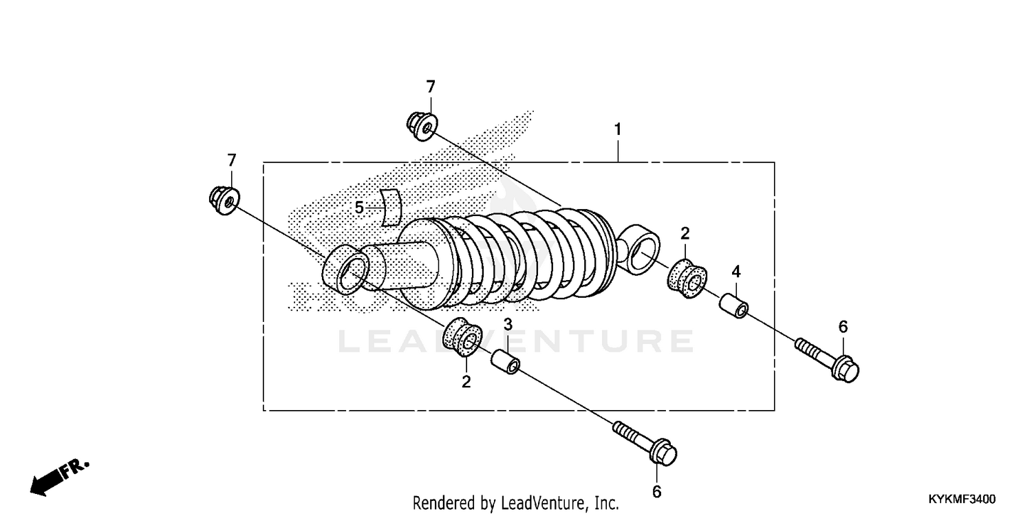 REAR SHOCK ABSORBER