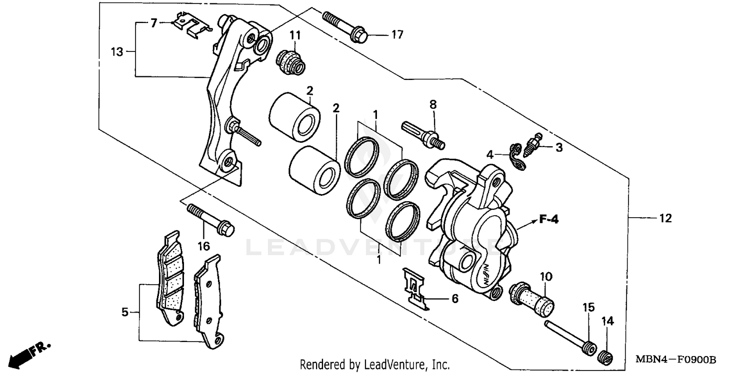 FRONT BRAKE CALIPER