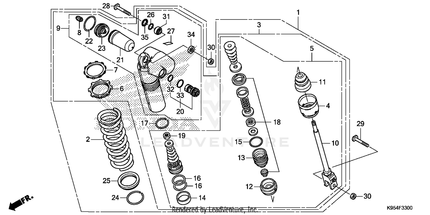 REAR SHOCK ABSORBER