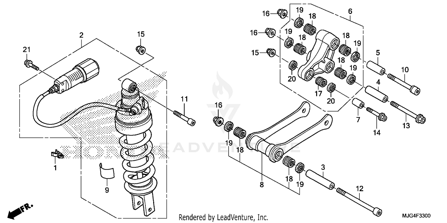 REAR SHOCK ABSORBER