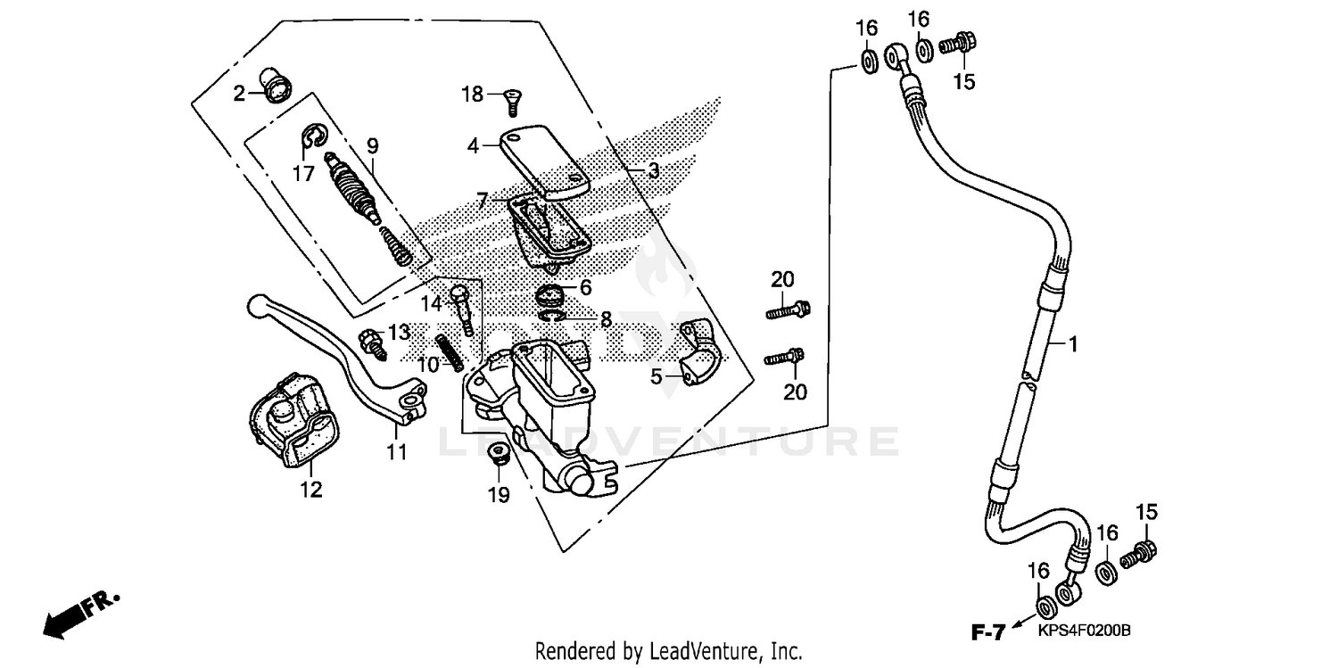 FRONT BRAKE MASTER CYLINDER