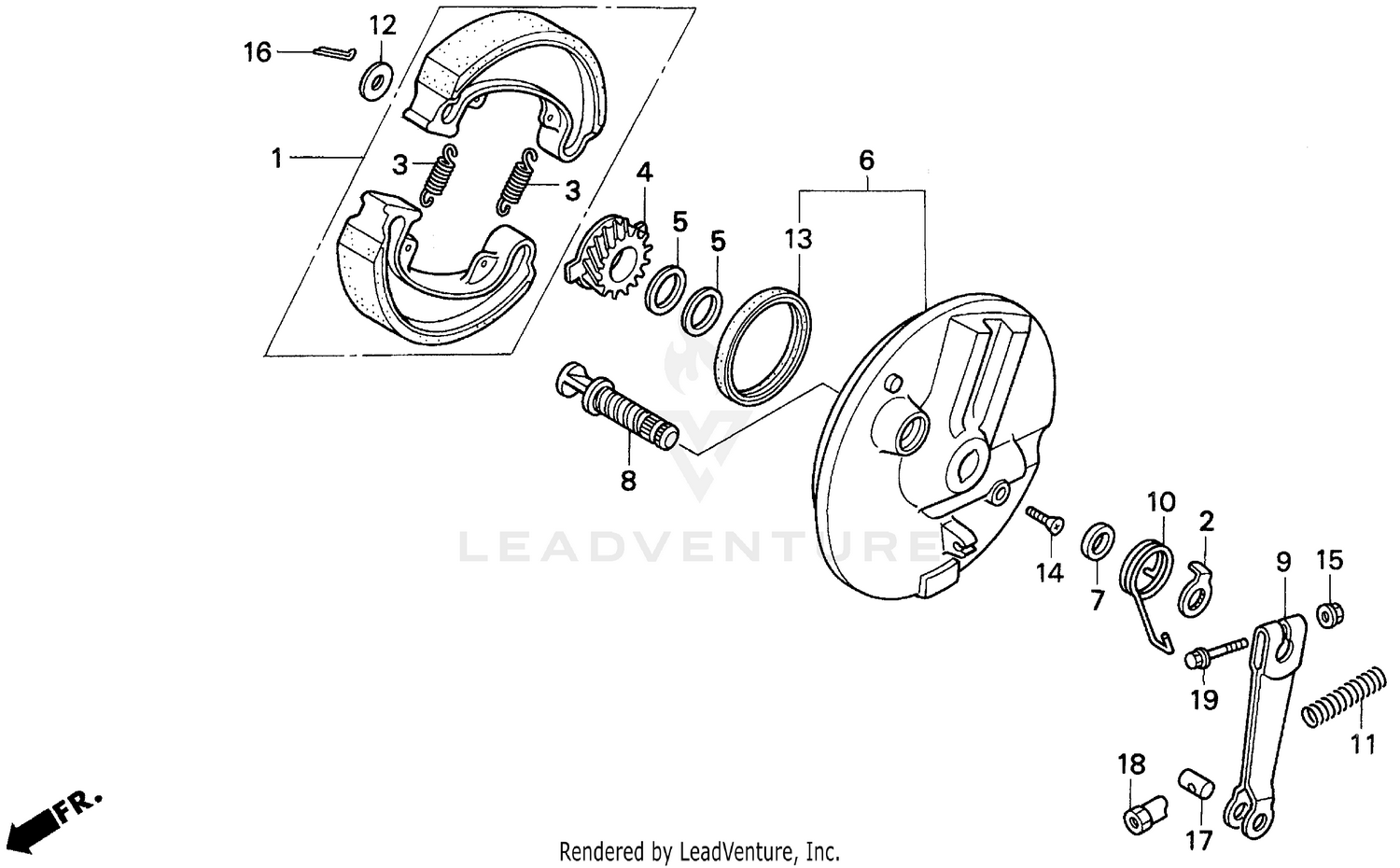 FRONT BRAKE PANEL