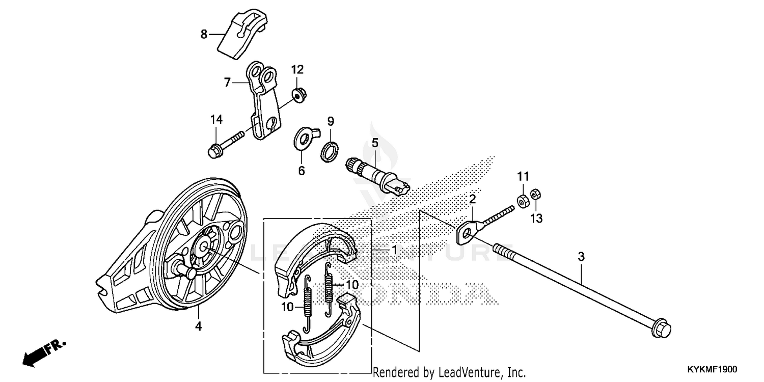 REAR BRAKE PANEL