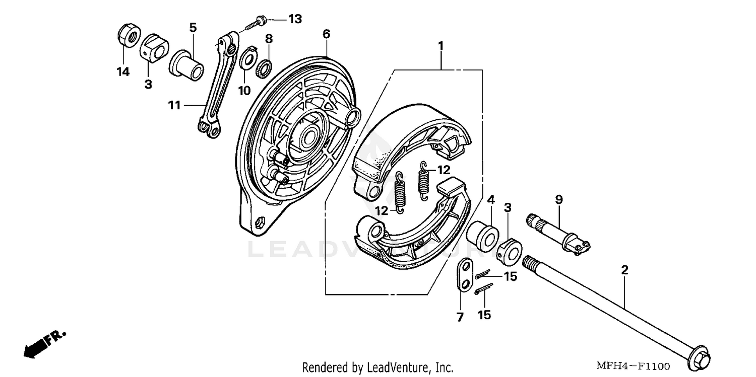 REAR BRAKE PANEL