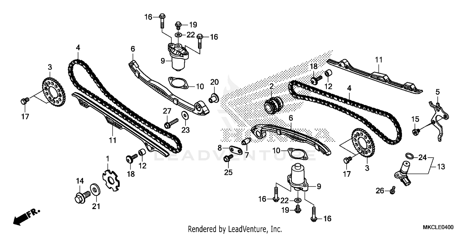 CAM CHAIN@TENSIONER