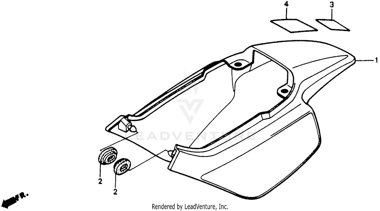 REAR COWL 88-93