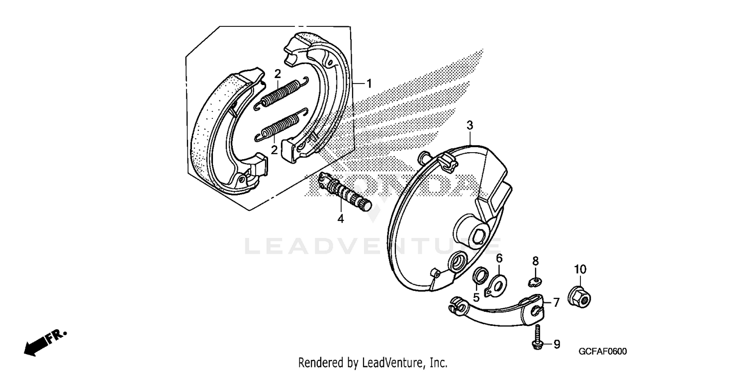 FRONT BRAKE PANEL