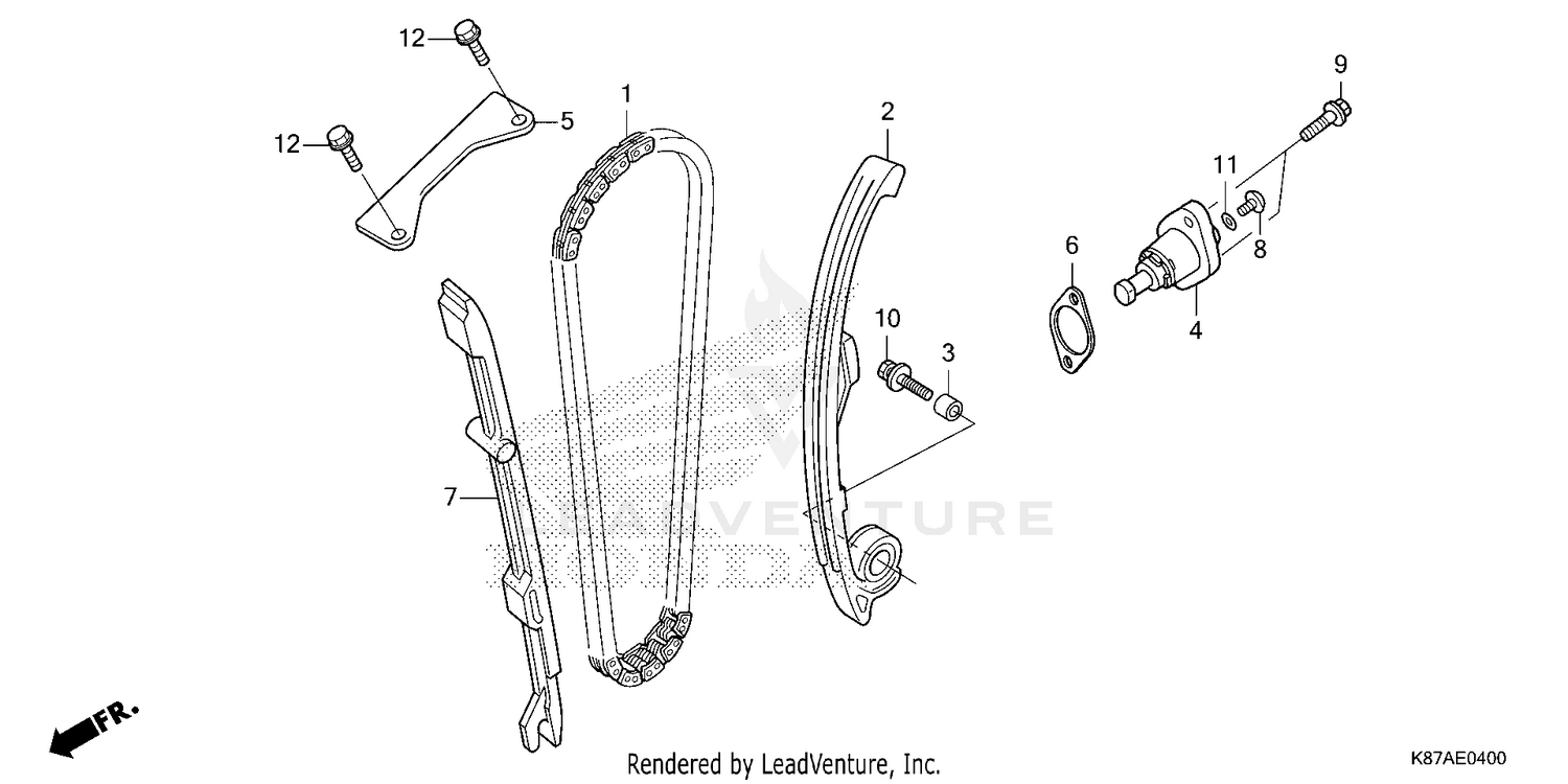 CAM CHAIN@TENSIONER